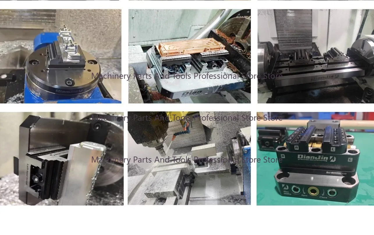 4軸および5軸クランプ-セルフセンタリングバイス-前後クイッククランプ-2インチ-3-4-5-6-7-8インチ