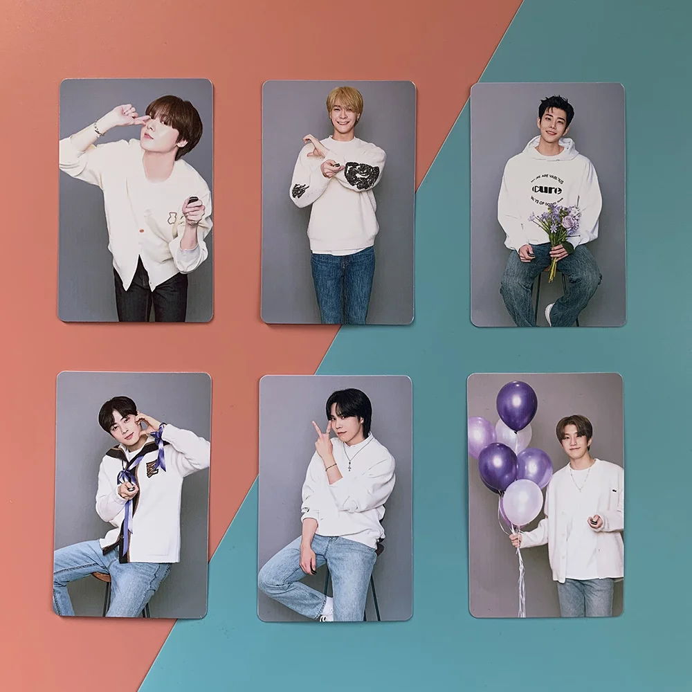 7Pcs/Set KPOP ASTRO Photocards JIN JIN ROCKY LOMO Cards Double Sides Postcard MYUNG-JUN EUNWOO MOON BIN SANHA Fans Collection