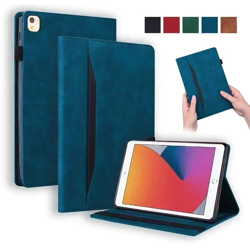 Para iPad 9th 10th 8th 6th Generation Funda de cuero de lujo tipo billetera para tableta para iPad 9,7 10,2 funda para iPad 10 9 8 7 6 Mini 6 5 Air 2