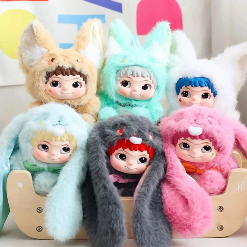 

WAKUKU, серия слепых коробок второго поколения, виниловая плюшевая кукла-мягкая игрушка в подарок, дневник, орнамент в виде лисы и кролика