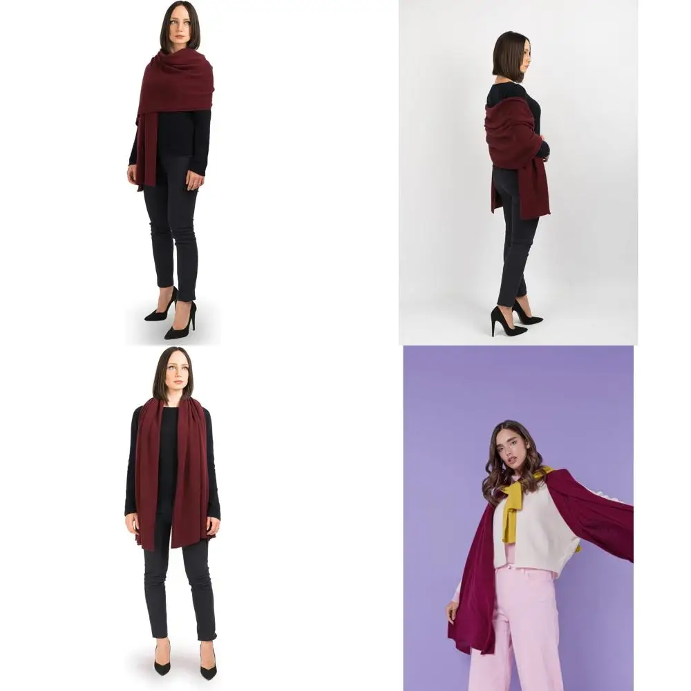 

Палантин из 100% чистого кашемира, итальянское изготовление, роскошная мягкость, качество премиум-класса, идеально подходит для моды и комфорта