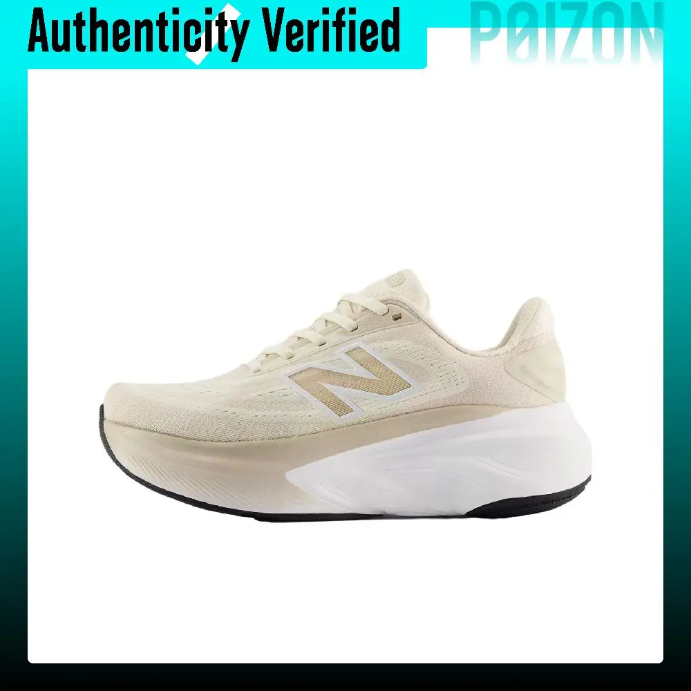 New Balance NB Fresh Foam X More V6 Breathable Support Reflective Running Shoes Women's Ecru WMORLB6