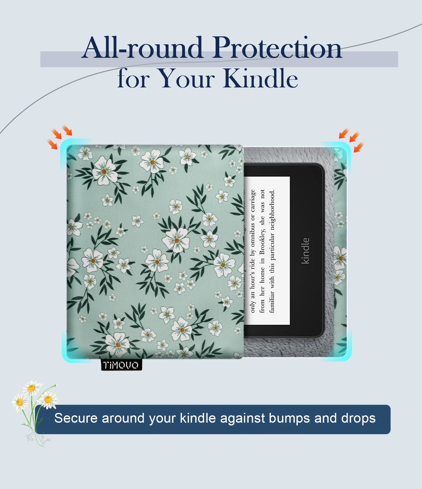 Sleeve Case for 7" Kindle Paperwhite/Colorsoft Signature Edition (2024 Released), Protective Pouch Bag Case Cover for 6-7 Inch