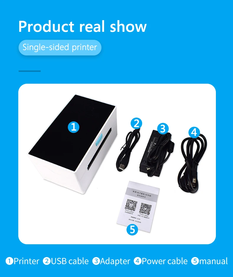 Hot New A6 Mini Thermal Label Printer 4-Inch Fast & Clear Printing Speed USB  bluetooth Interfaces Carbon Ink Free - Image 6