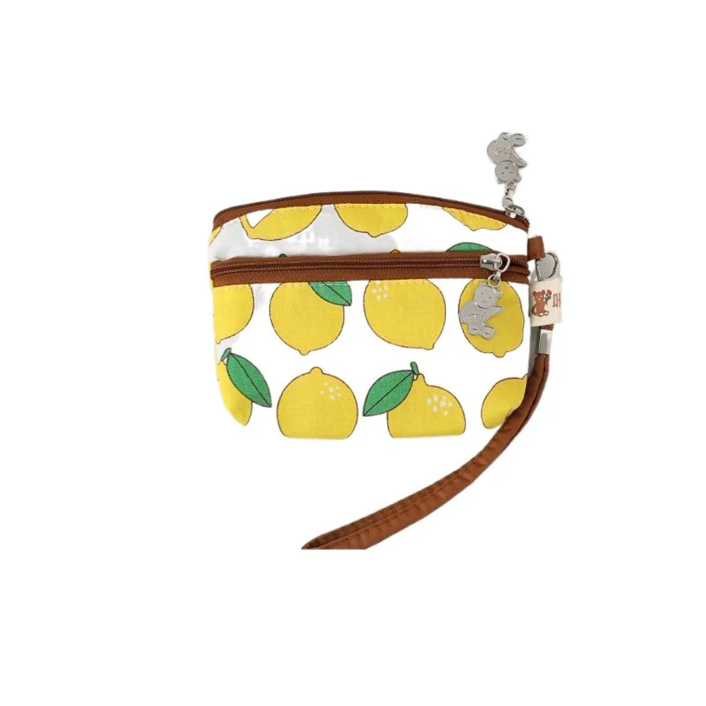 Multifuctional 노인 꽃 동전 지갑 레트로 코튼 미니 캔버스 보관 가방 한국 스타일 카드 홀더 작은 메이크업 립스틱 가방