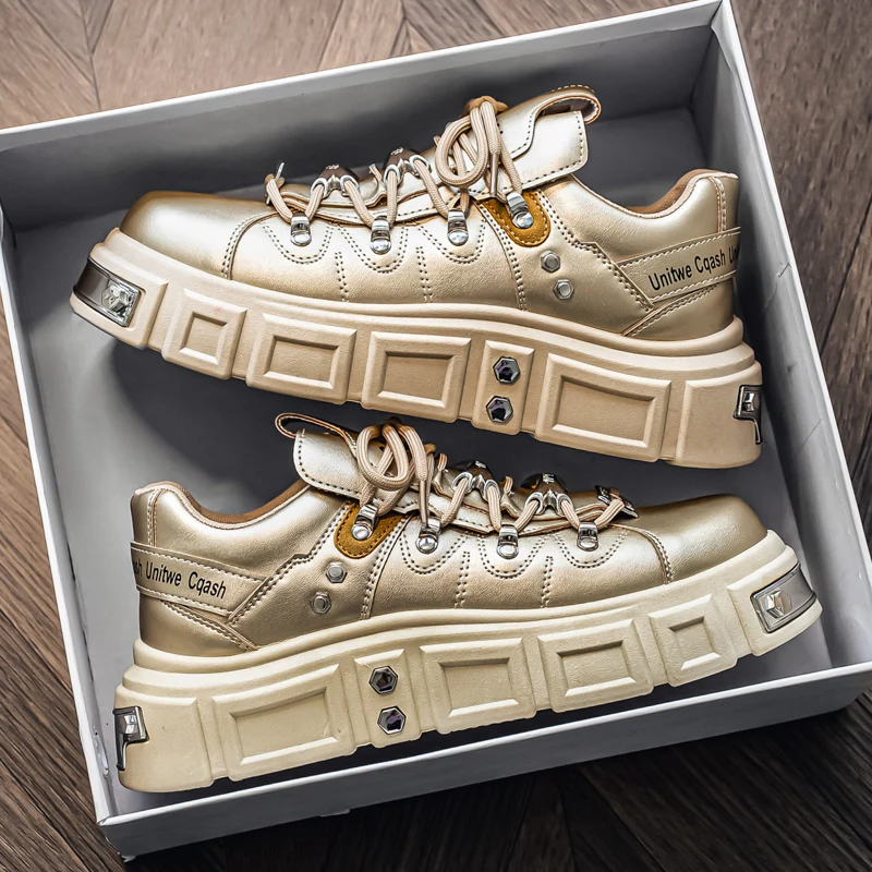 

Мужские кроссовки 2026: Новая весенняя коллекция, модные брендовые высококачественные кроссовки на толстой подошве, свободные повседневные кроссовки на платформе