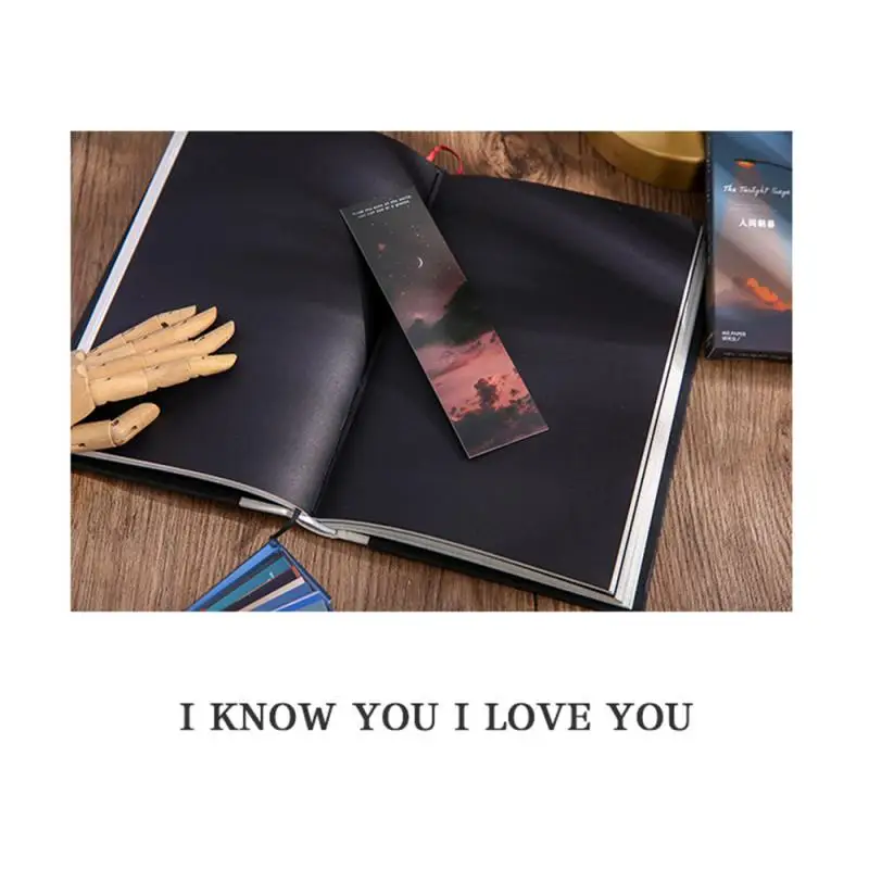 MR.กระดาษ 4 แบบ 30 ชิ้น/ถุง INS สไตล์ WARM Series Creative บัญชีมือ DIY Decor บุ๊คมาร์คเครื่องเขียนอุปกรณ์สํานักงานนักเรียน