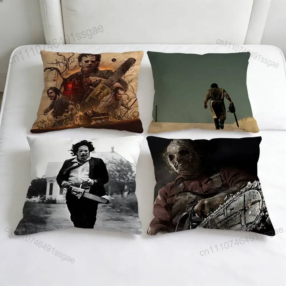 

S-Saw Horror M-Massacre Cool Printed Pillowcase Soft Polyester Pillow Cover Home Bedding Decor Print Gift No Pillow Core