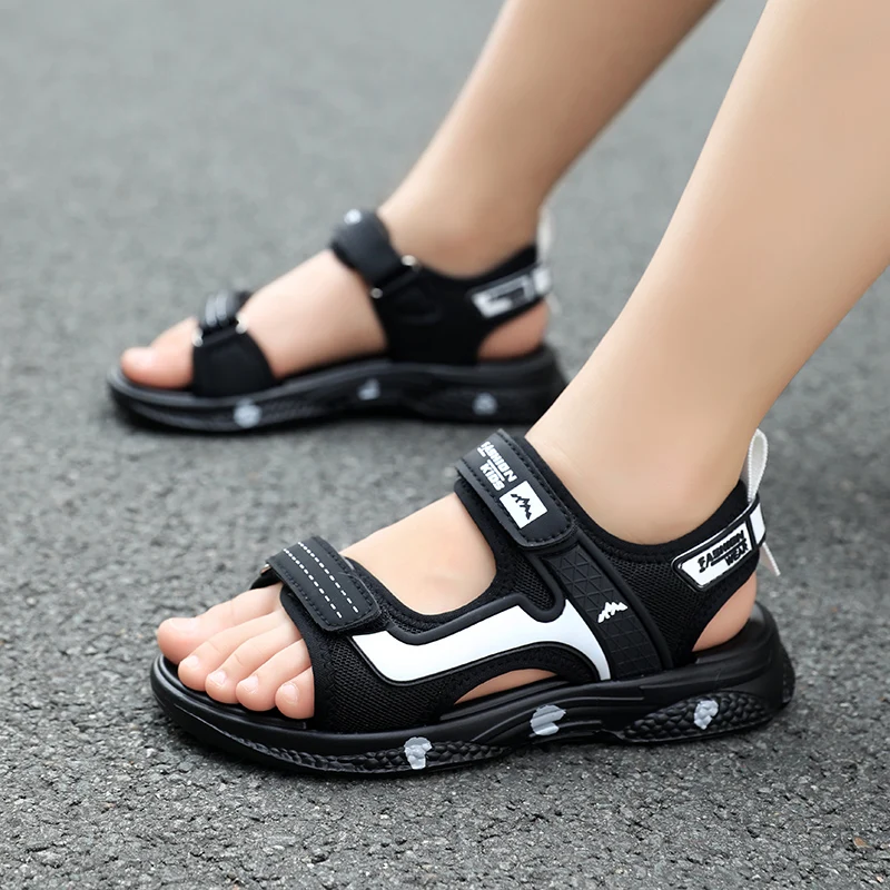 Sandali sportivi sandali estivi per bambini più grandi per ragazzi scarpe da spiaggia Casual comode suola morbida moda per bambini sandali