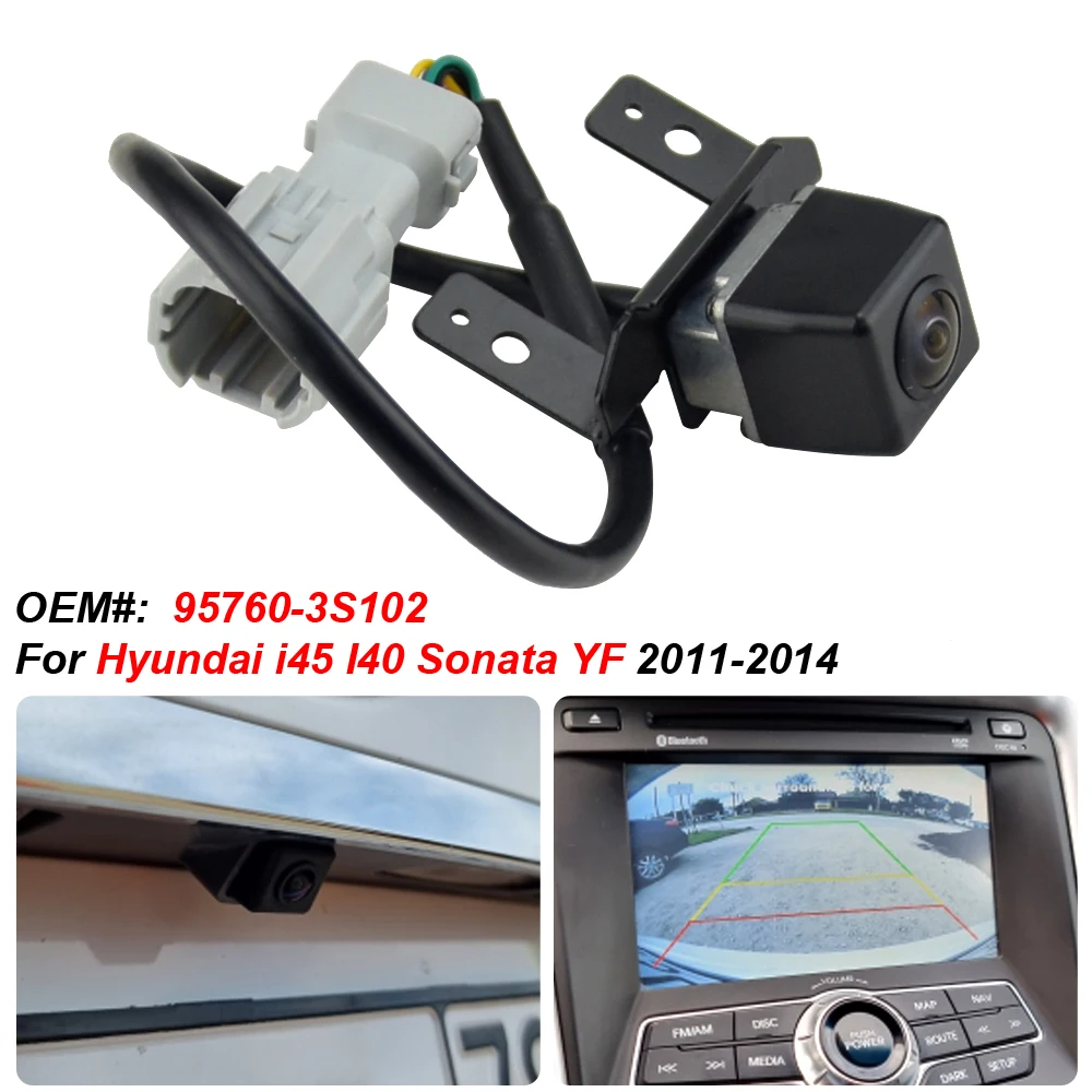 Nova 95760-3s102 957603s102 câmera de visão traseira 2011-2014 para hyundai i45 i40 sonata yf câmera backup acessórios do carro