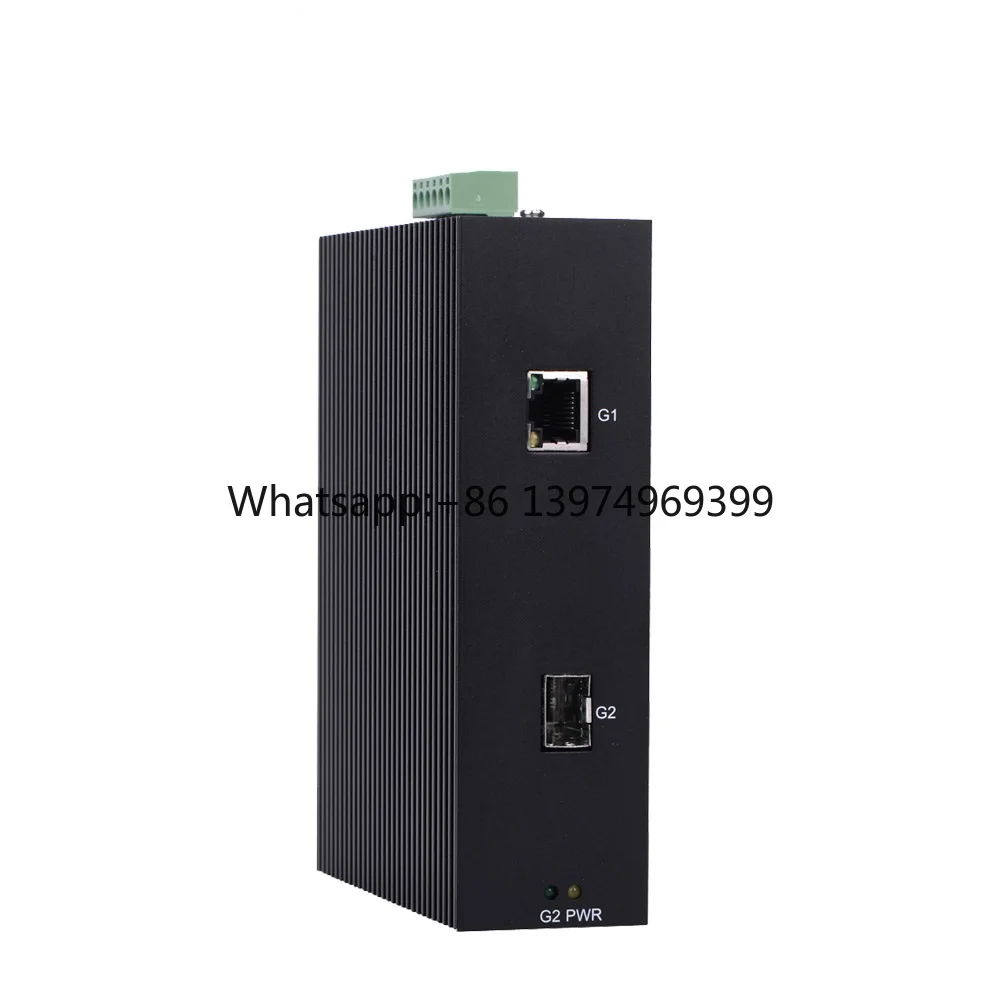Odm Service 2 Port Fiber to Ethernet Converter Outdoor Switch for Intelligent Transportation System