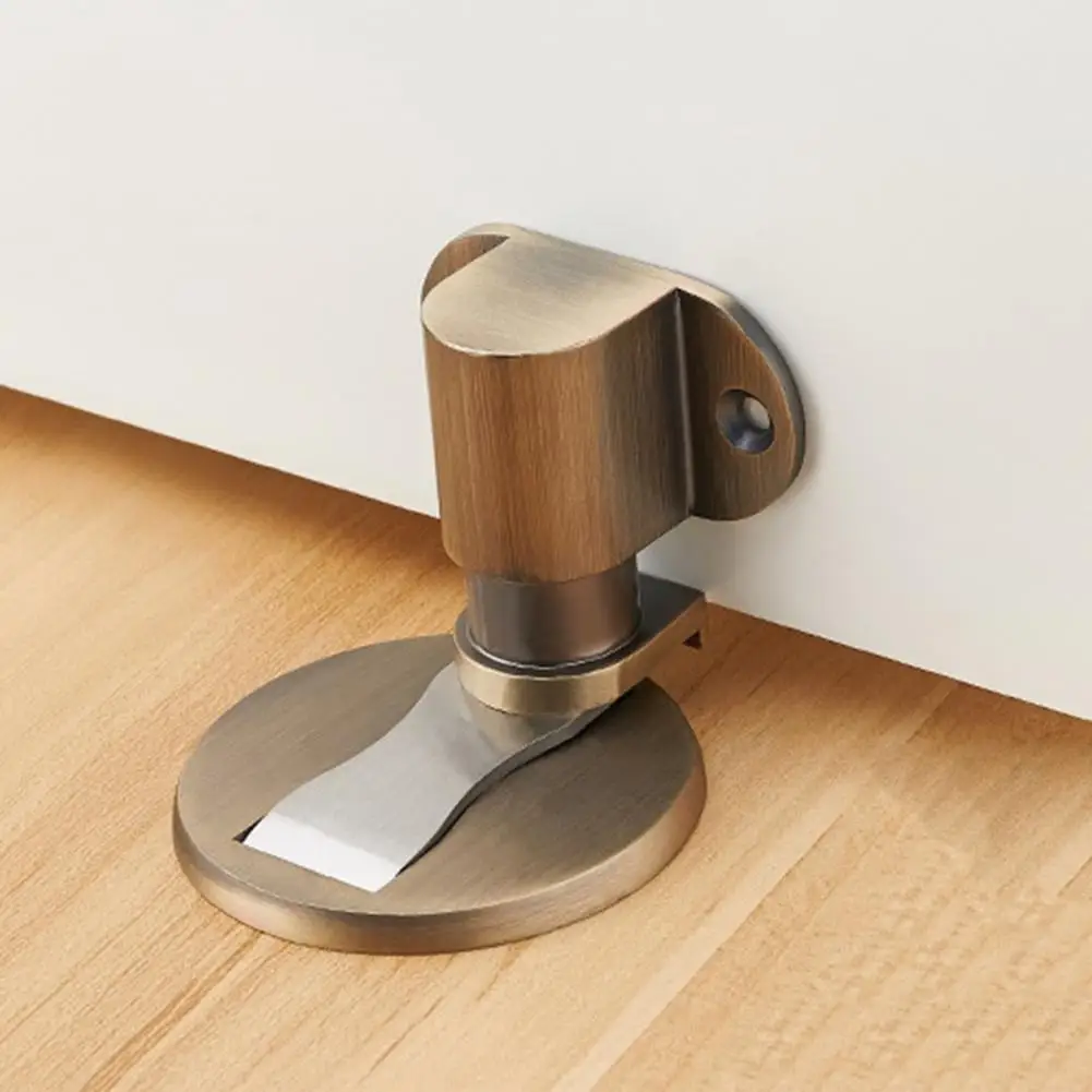 Heavy Duty Door Stopper Magnetic Door Catch Heavy Duty Metal Magnetic Door Stopper with Adjustable Adhesive Wall for Home