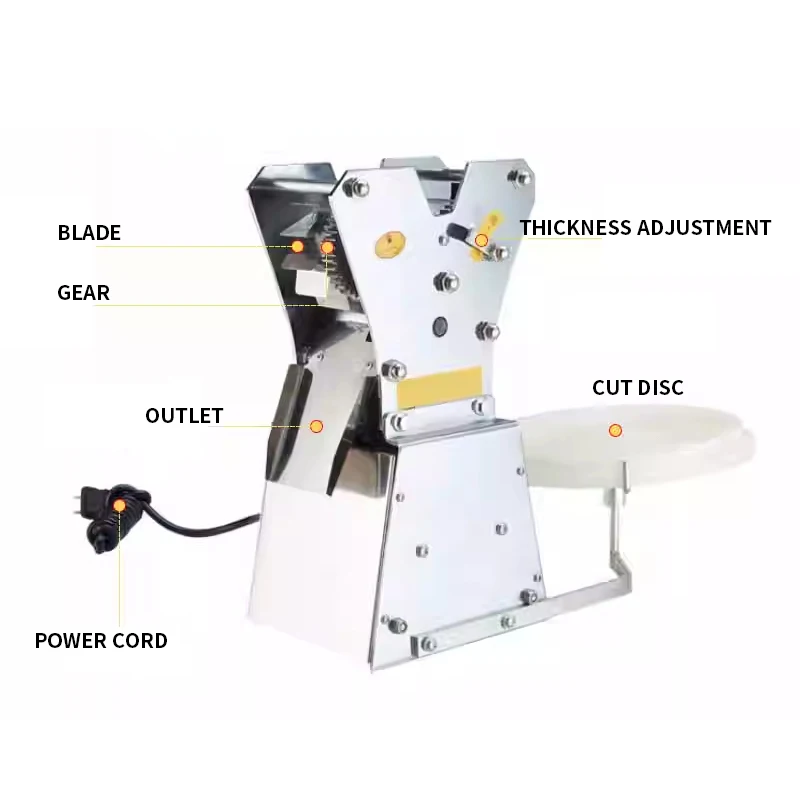 Home dough sheet machine Multifunctional electric dough sheet machine Commercial dough sheet machine