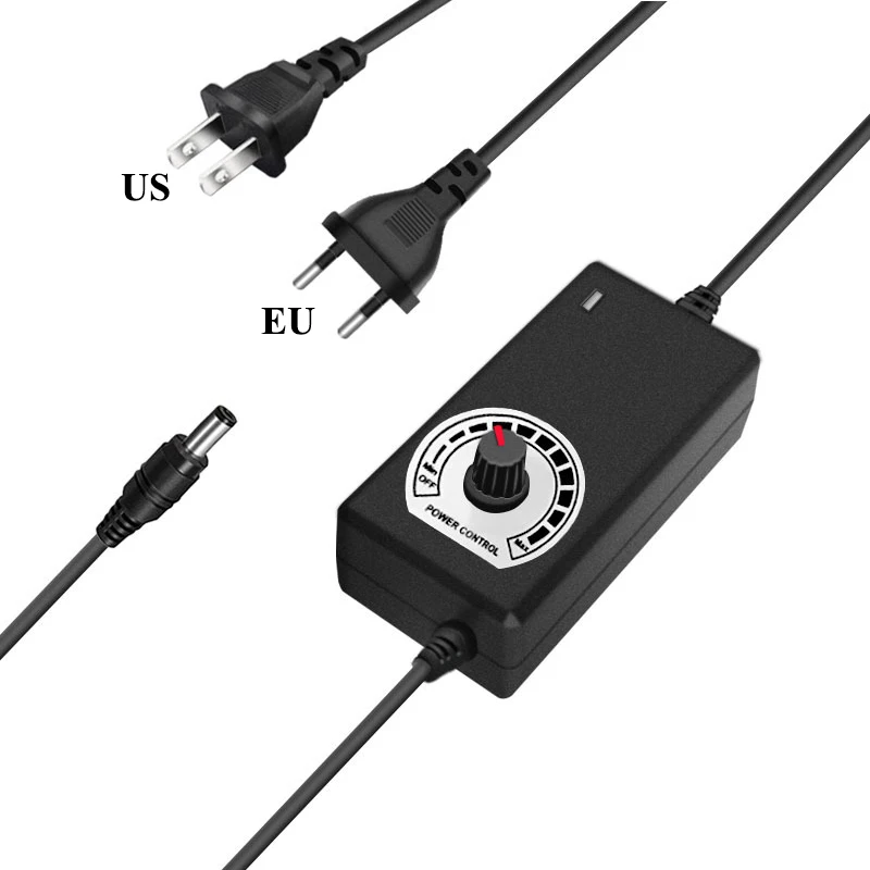 Adjustable Power Supply AC 220V 110V TO DC 3V 9V 12V 24V 36V LED Power Supply Adapter 1A 2A 3A 5A 10A Adjustable Power Adapter