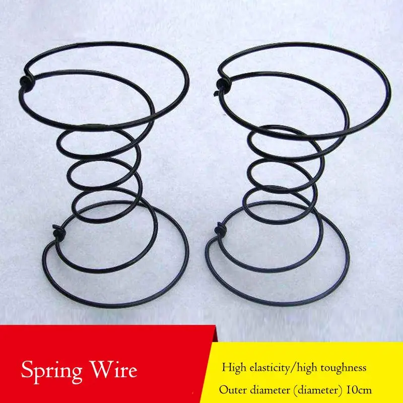 1Pc Sofa Modification Spring Wire Double Conical Heavy Duty Compression Spring Furniture Repair Bold Steel Springs 10*15cm