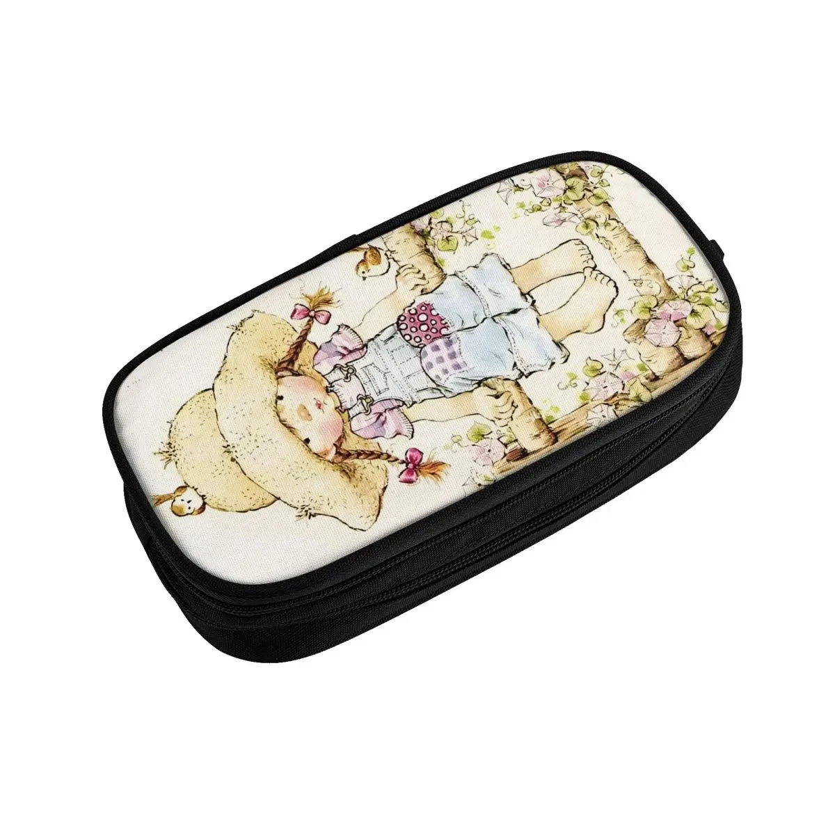 مخصص لطيف S-Sarahs K-Kays مقلمة للبنين بنات الكرتون فتاة كبيرة تخزين القلم حقيبة صندوق الملحقات المدرسية