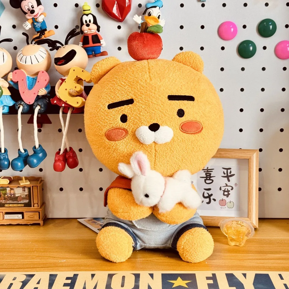 

25cm Cartoon Kakao Friends Plush Toy Soft and Comfortable Plush Doll Bedroom Sofa Ornament Pillow Holiday Gift for Friends