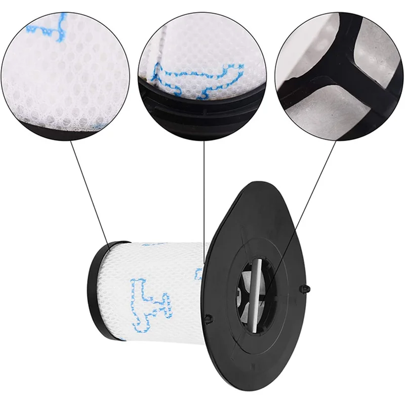 -ABPO 12 قطعة مرشحات لروينتا سلاح الجو 460 الكل في واحد Rh92xx ومكنسة كهربائية Air Force Flex 560 Rh94xx، أجزاء ZR009002