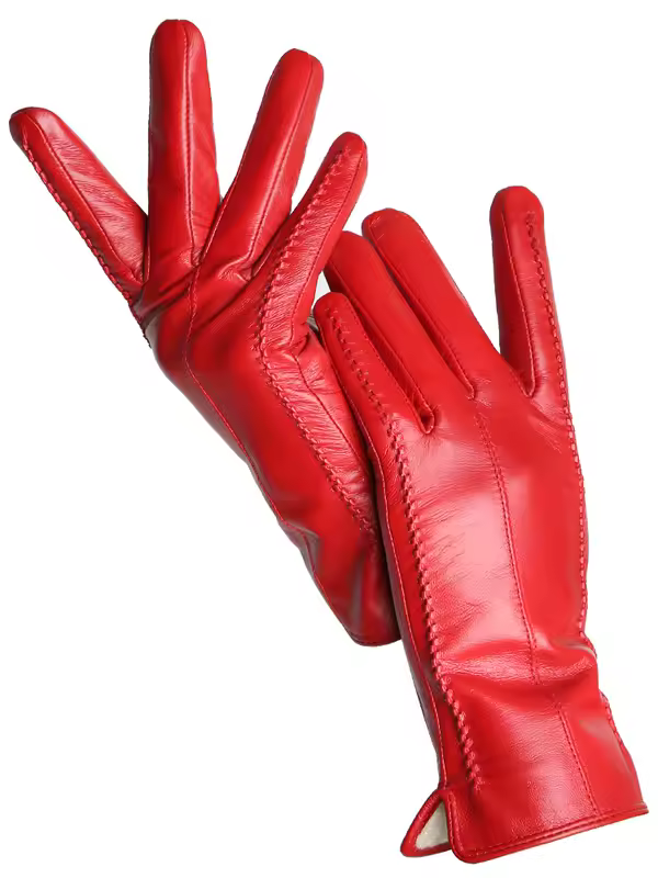 Women's sheepskin gloves winter warm plus velvet short thin touch screen driving color women's leather gloves good quality -2226 - Image 15