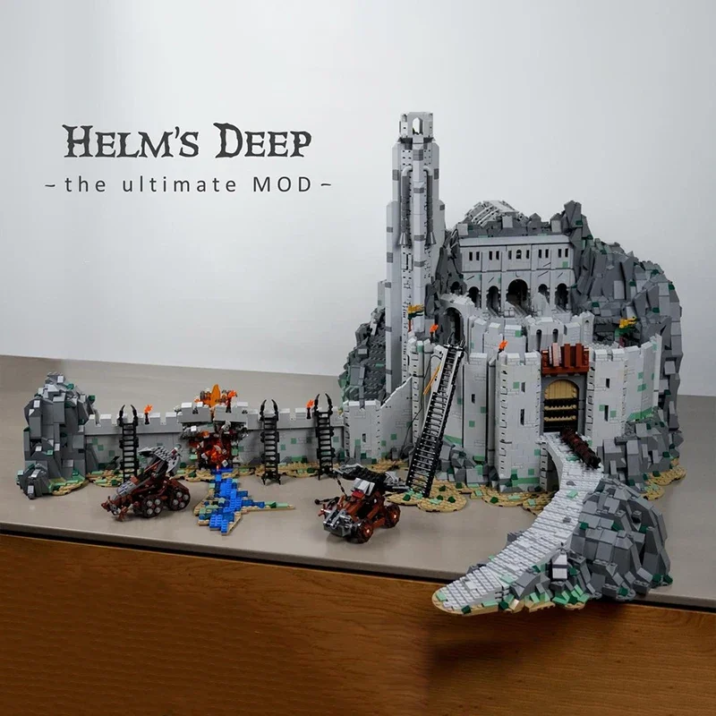 12661pcs MOC Fantasy Helms Deepss Ultimates LORDess Mod Epic Modular DIY Model Building Blocks Birthday Toys Gift