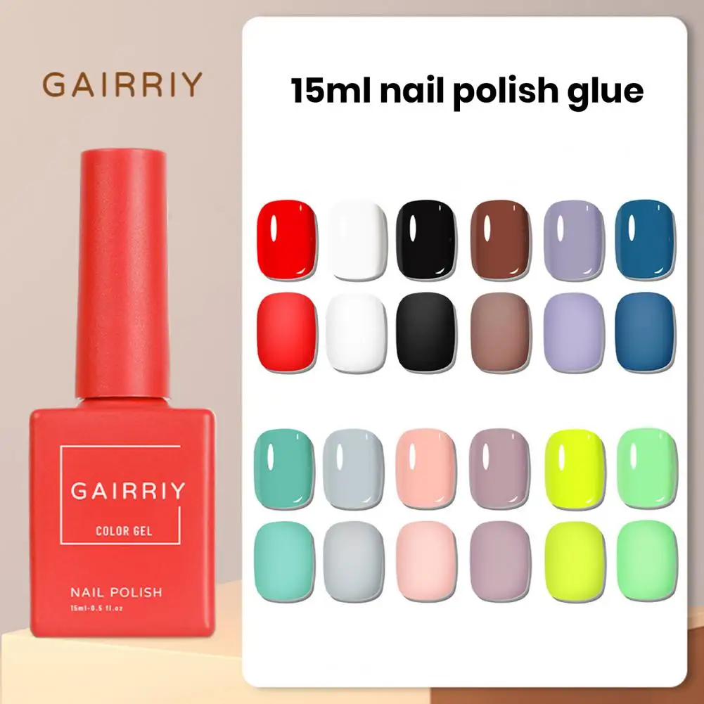 Gel Nail Varnish Long Lasting Gel Nail Polish for Women Rich Color Texture Quick Drying Uv Lamp Curing for Diy for Parties