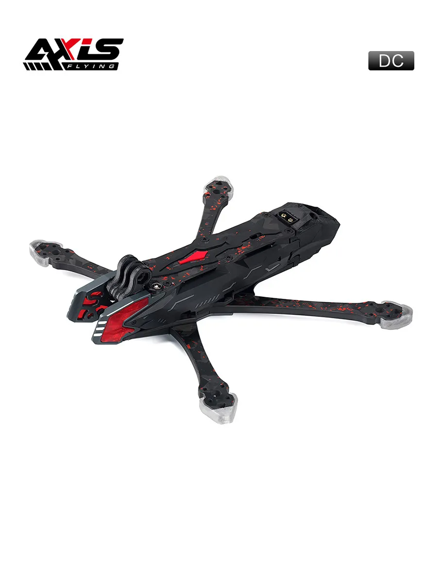 Axisflying Manta5 Pro DC FPV Drone Frame, Compatible with DJI O4 Pro VTX for FPV Freestyle Build