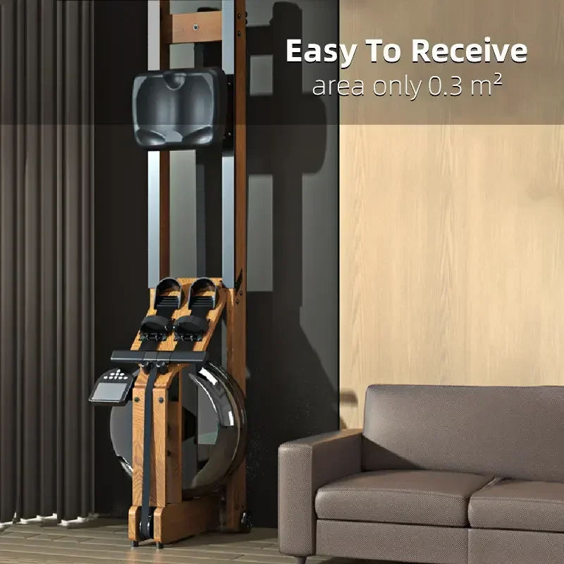 

Indoor Rower Fitness Row Machine Water Rowing Machine for Home Use Eco-friendly Carton Box Wood Bodybuilding Unisex Wood Gym