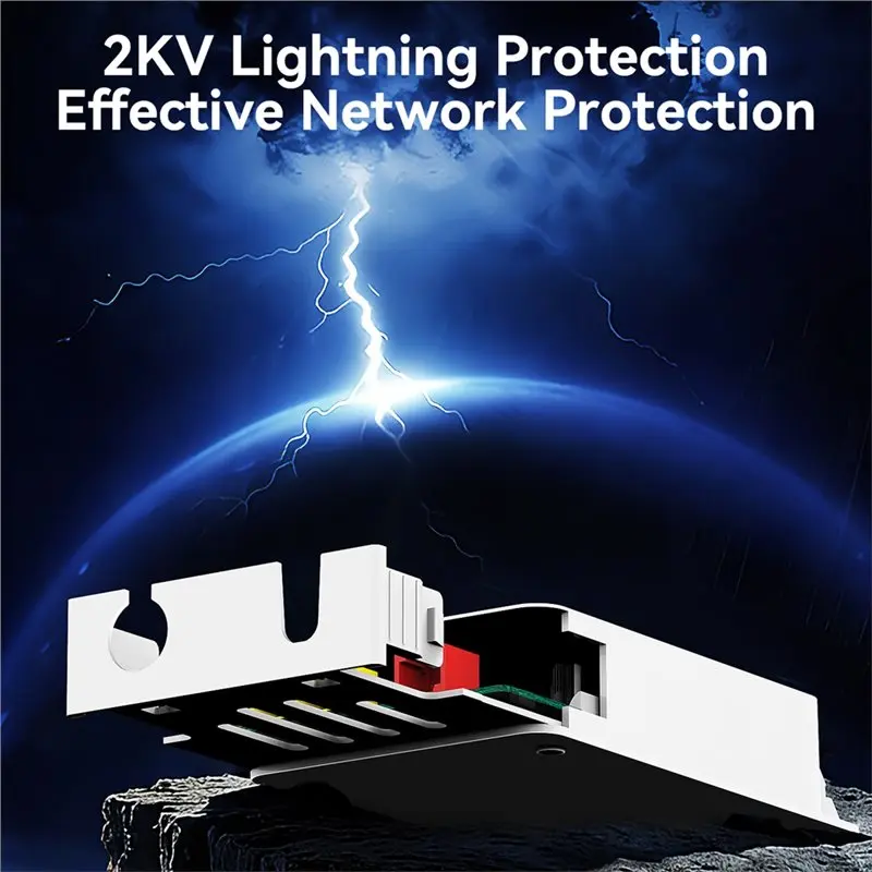 A13E-Rainproof Outdoor For POE Extender 3 Port 100M For POE Repeater IP30 VLAN 44-57V 30W For POE Camera Wireless AP New