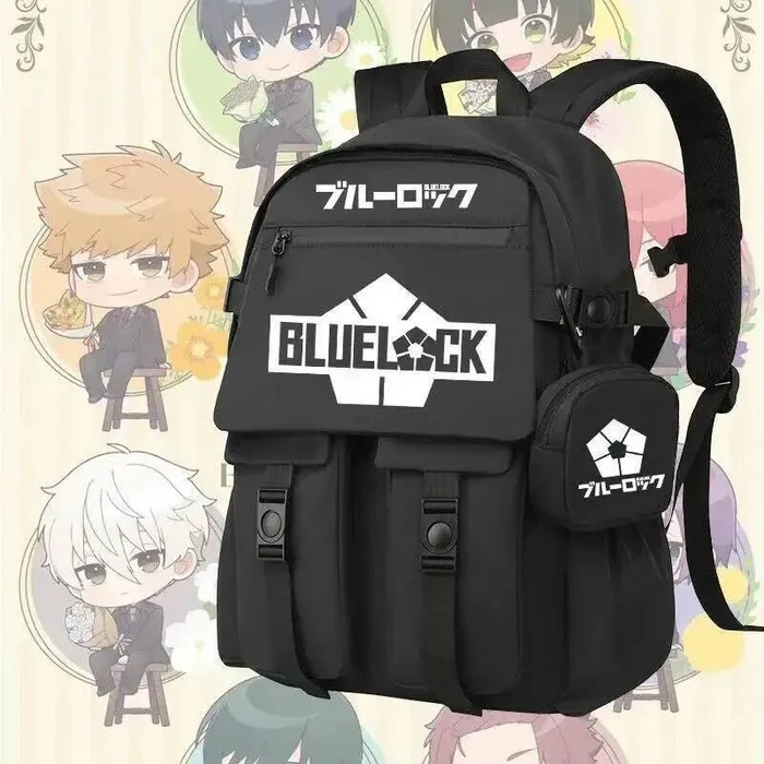 

Breathable Mesh Black Grey Blue Lock Student Teens School Bags Backpacks For Anime GAME