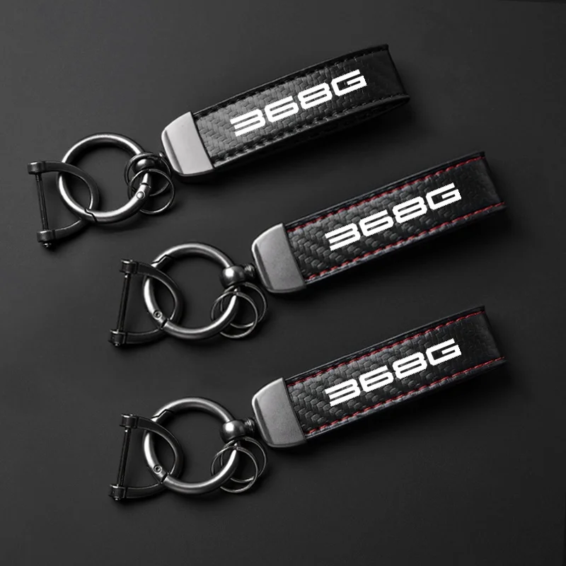 For Zontes 368G Adventure ZT 368 G Adv ZT368G New Fashion Motocycle carbon fiber leather keychain Holder Keyring Accessories