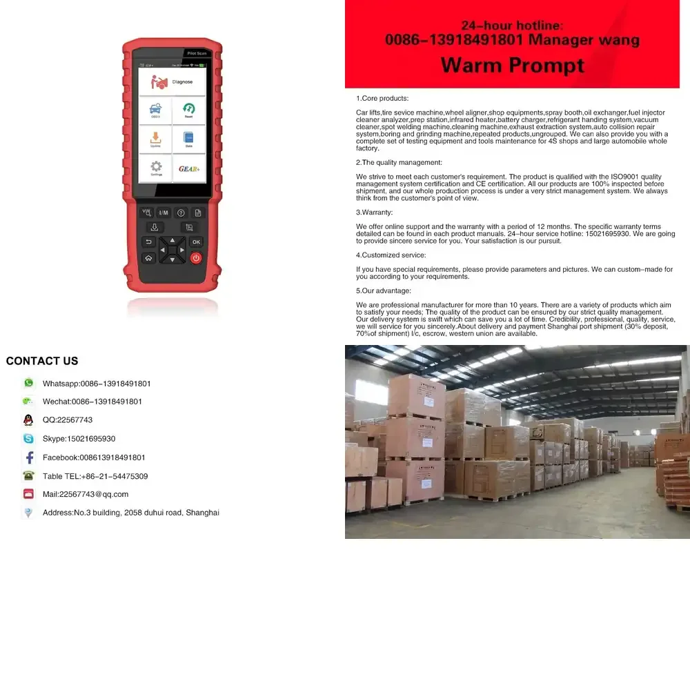 X-431 Scanner for OBD2 Diagnostic Tool for Car Auto Repair Supporting Full System Basic Diagnostics for Overseas Mainstream