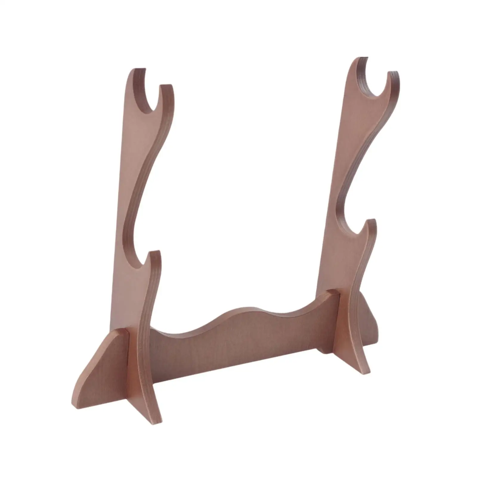 Wooden Flute Stand Desktop Display Rack Woodwind Holder Organization Storage for Home Studio
