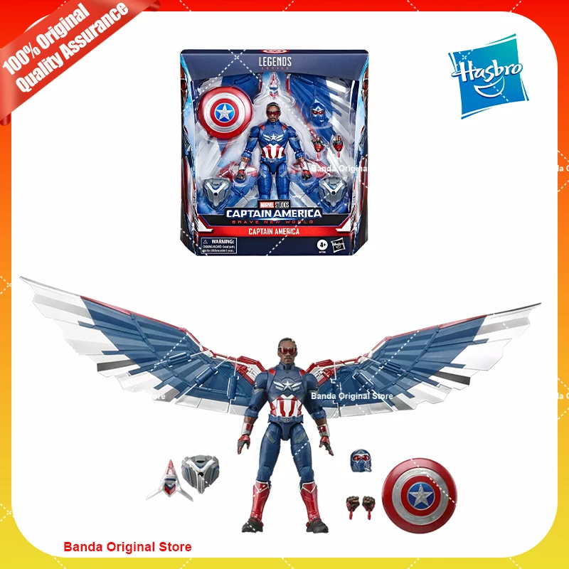 100% оригинал Hasbro Капитан Америка Brave New World Legends Капитан Америка Делюкс Аниме Коллекция Фигурки Модель Игрушки 100% оригинал Hasbro Капитан Америка Brave New World Legends Капитан Америка Делюкс Аниме Коллекция Фигурки Модель Игрушки