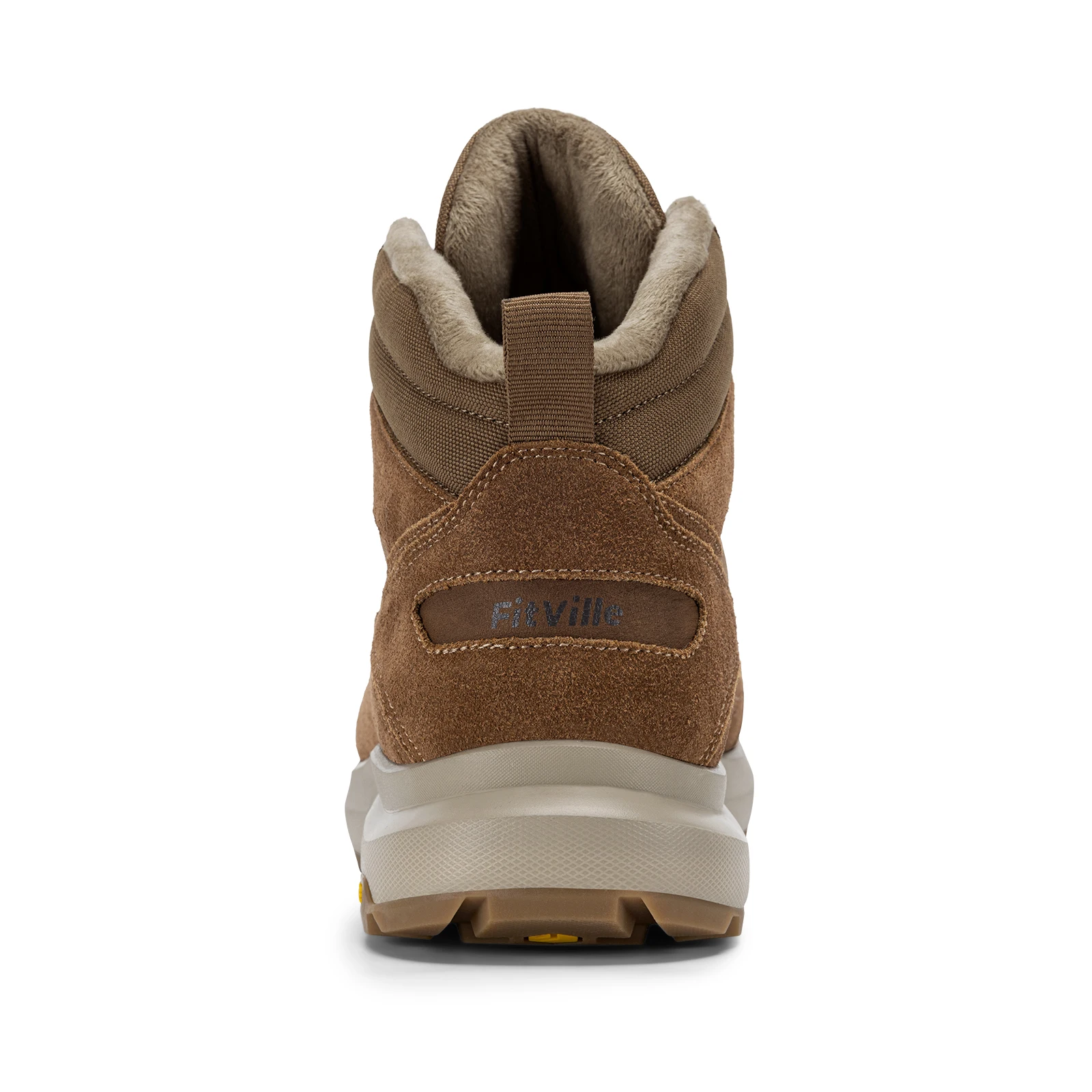 FitVille Herren Winterstiefel, extra breite Wanderschuhe für Männer, wasserabweisend, warm, mit Plüschfutter, Schneewanderstiefel, rutschfest für den Herbst. – Detail 13
