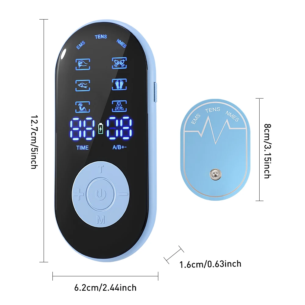 Electronic EMS NMES TENS Full Body Massager Muscle Stimulator with 18 Modes And 30 Intensity Levels for Relaxation And Slimming