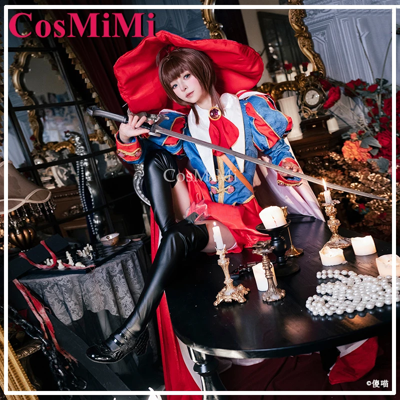 CosMiMi Kinomoto Sakura Cosplay Anime Cardcaptor Sakura Costume Sweet Prince Uniforms Women Carnival Party Role Play Clothing