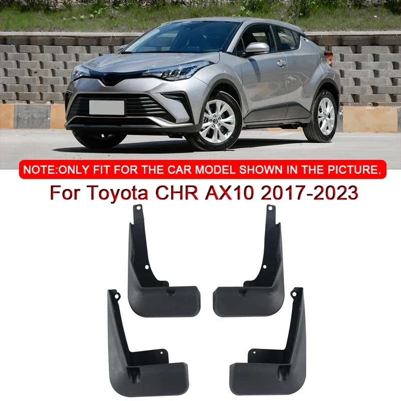 

Fit For Toyota CHR AX10 2017-2023 Car Styling ABS Car Mud Flaps Splash Guard Mudguards MudFlaps Front Rear Fender Auto Accessory