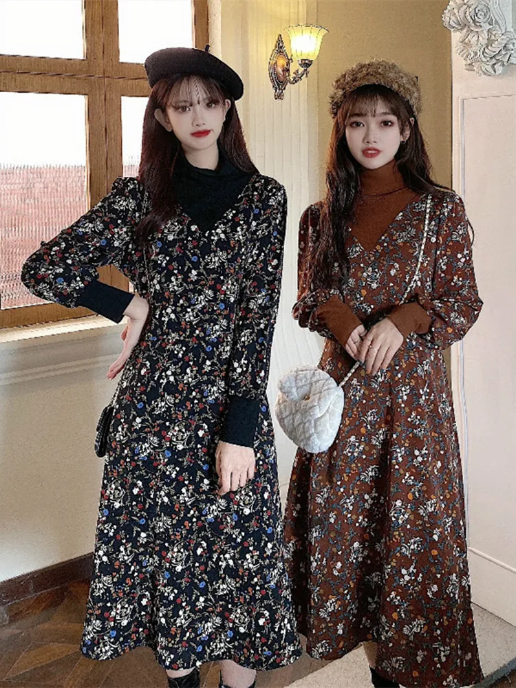 Fall 2022 Han Edition [have Neri] Show Thin Fried Street Temperament Hepburn Wind Accept Waist Low Broken Beautiful Dress