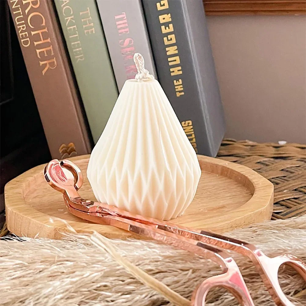 Silicone Candle Making Mold Geometric 3D Shape Resin Epoxy Chocolate Cake Handmade DIY Craft Mould Form for Candles