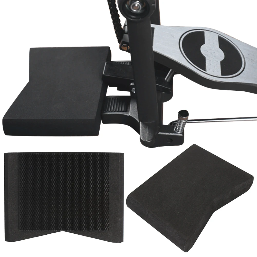 

2 шт. противоскользящие блоки для педалей хай-гат и педалей, система анкеровки, предотвращающая скольжение, аксессуар для барабанного набора