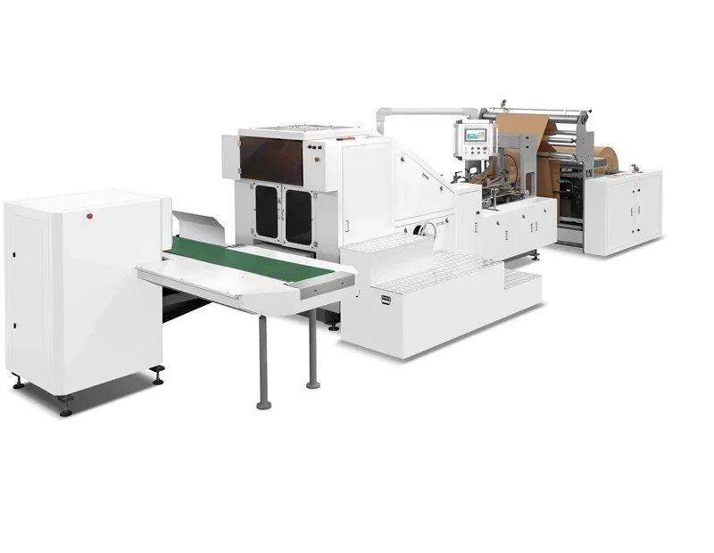 Small Brown Paper Bag Making Machine Greaseproof Satchel Bag machine