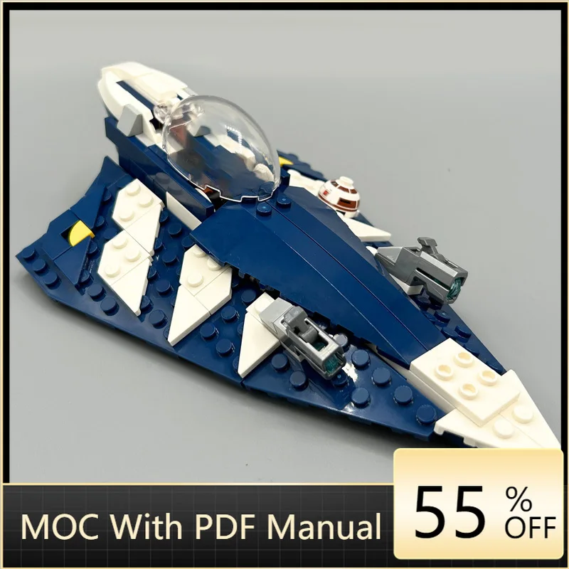 

199 PCS MOC Star Battle Starfighter 31160 Combining 75400 Model Building Block Brick DIY Assembly Toy Christmas Birthday Gift