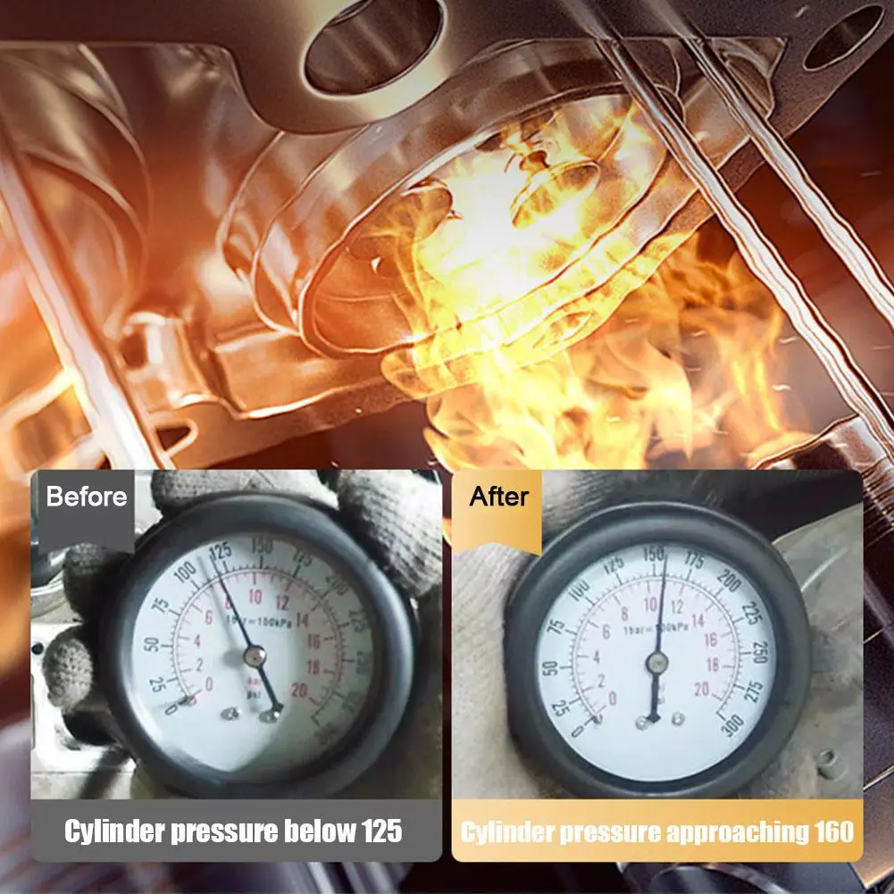 60 مللي محرك السيارة إصلاح المضافة مكافحة ارتداء حماية النفط تقليل الضوضاء زيت المحرك الداخلي نظافة وكيل الرعاية لكيا شيري بنز