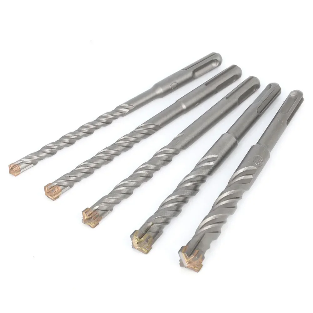 160mm Masonry Drill Bit Shank For Electric Hammer Tungsten Carbide Cross-Tip 6mm | 8mm | 10mm | 12mm | 14mm | 16mm