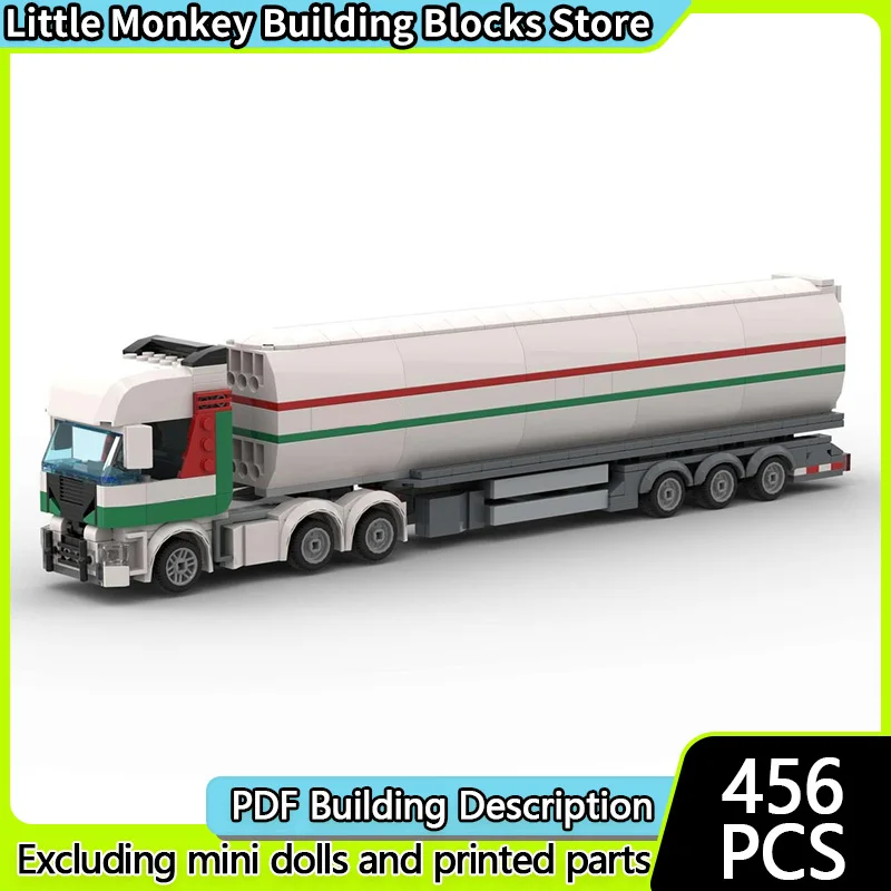 Speed Racing Car Model MOC Building Bricks Classic Transport Lorry Modular Technology Children Holiday Gifts Assemble Toys Suit