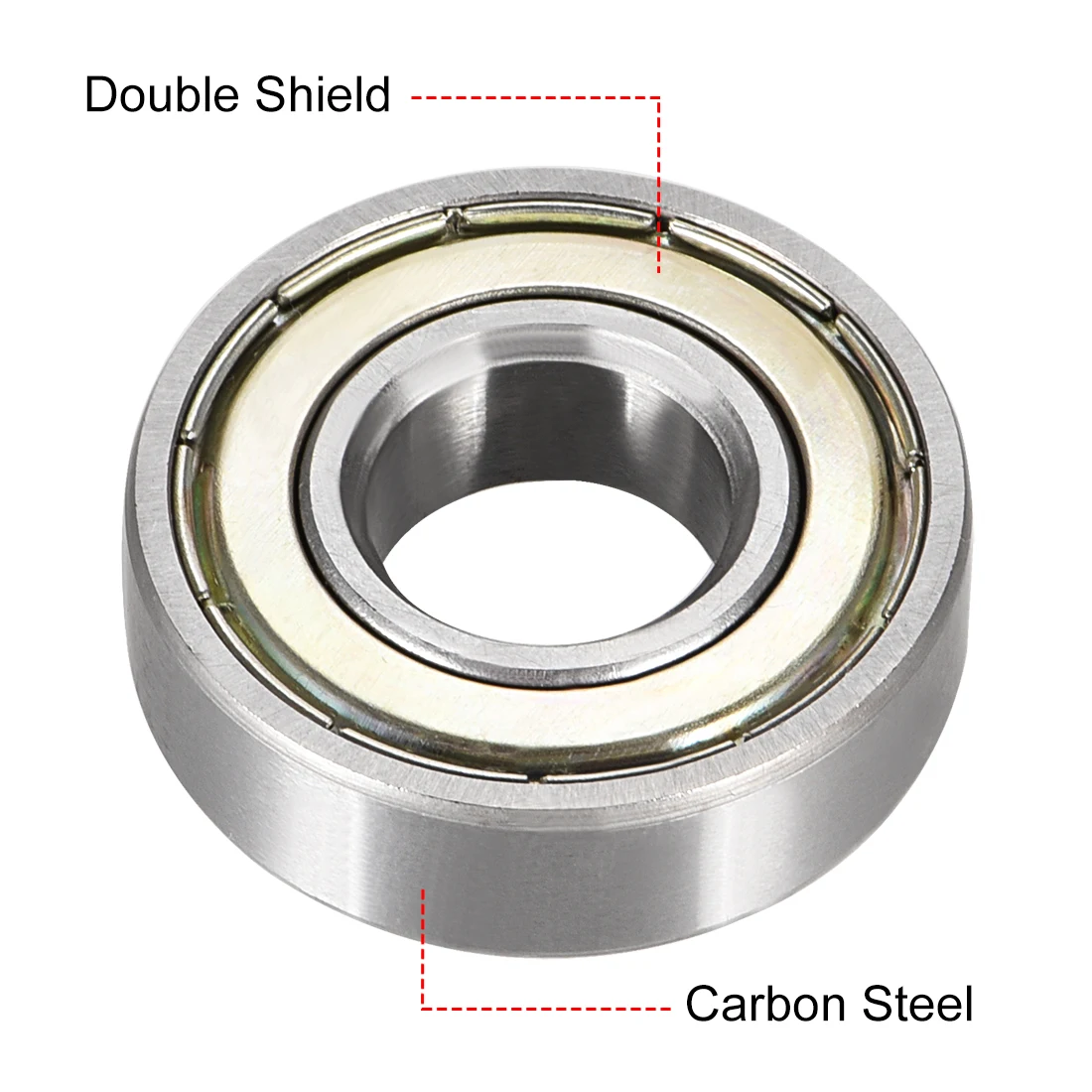 10pcs 6000ZZ 6001ZZ Deep Groove Ball Bearings Double Shield 10x26x8mm /12x28x8mm High Carbon Steel Z1 Ball Bearings