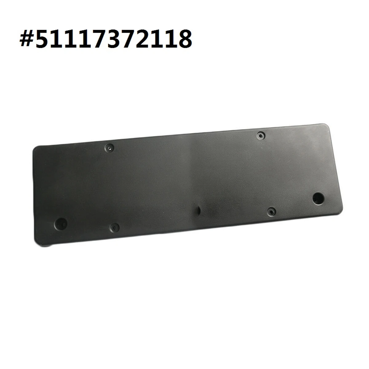 Front Bumper License Plate Bracket Support Mount Frame 51117372118 for BMW- 5 Series F10 F18 2011 2012 2013