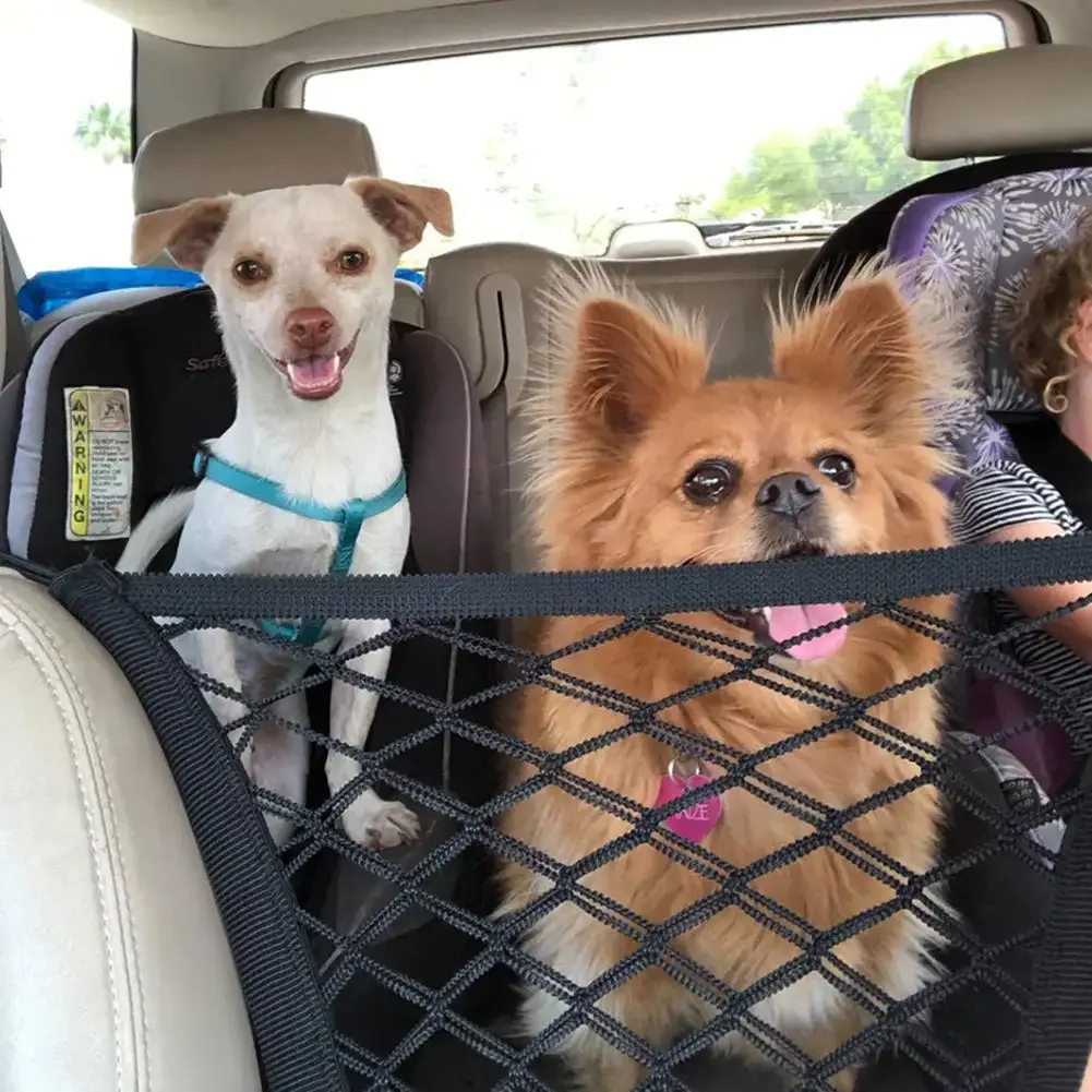 Elastic Car Pet Fence Dog Safety Isolation Net Children Travel Isolation Barrier Mesh Dog Fence Anti-collision Mesh Pet Supplies