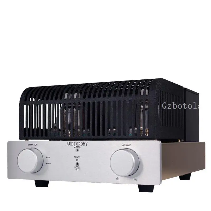 

Classic Fu29 handmade push-pull hifi home tube power amplifier 2.0 channel Home Theater System FU29×2 6H3N×4 Tubes amp 30W +30W