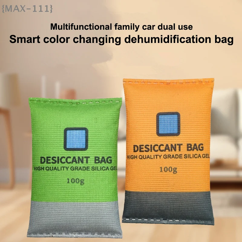 【F2-MAX111】RV Car Humidity Absorbent Bags - Silicone Dehumidifier Pouches For Cars Trucks SUVs, Moisture & Condensation Control